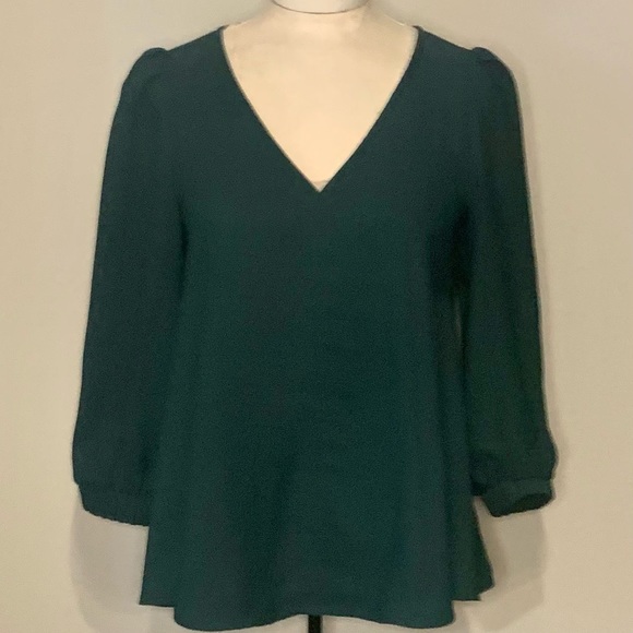 Tuckernuck | Hollis dark teal blouse (S) - Picture 7 of 13